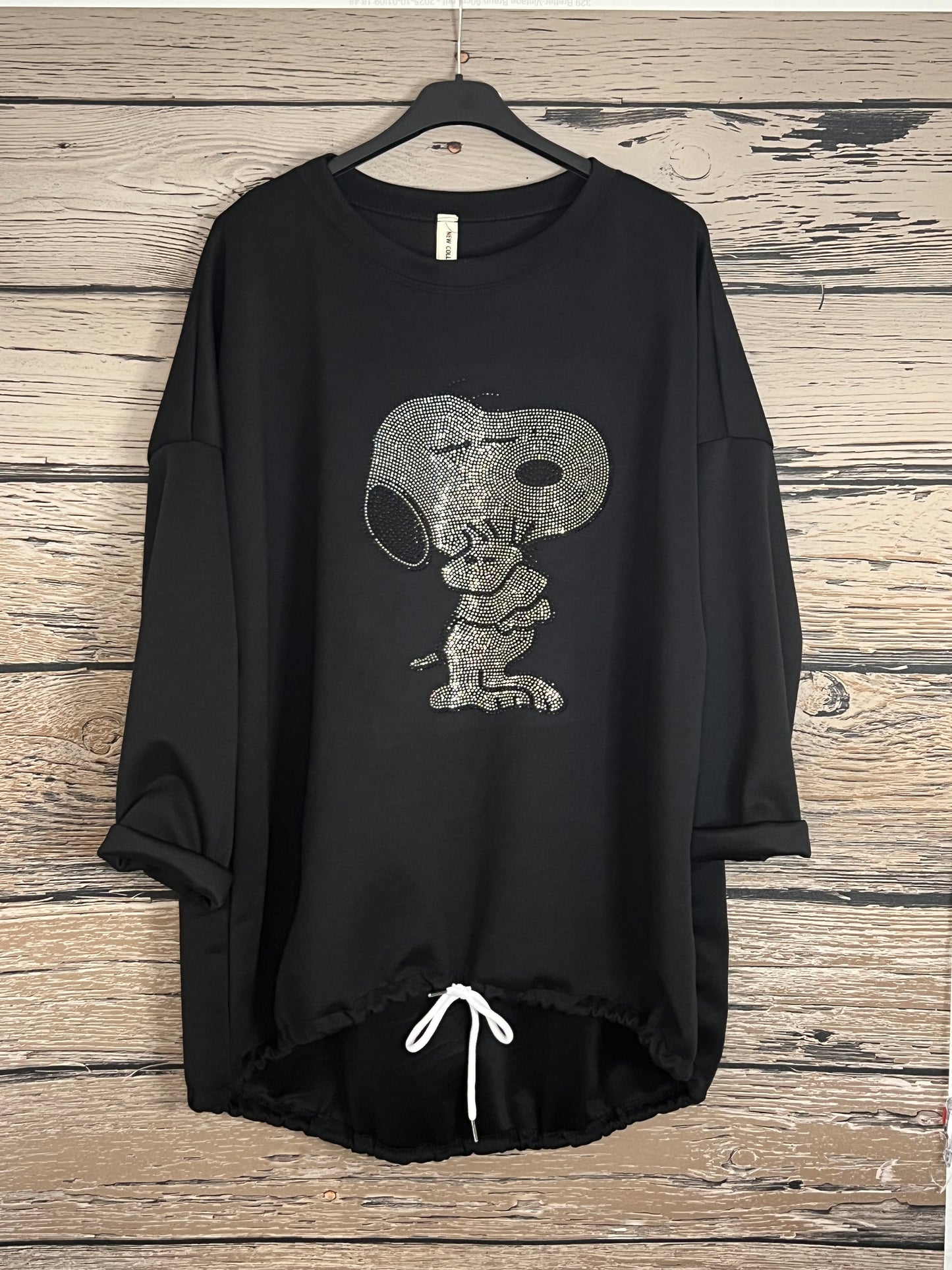 Langarmshirt mit Bling-Bling