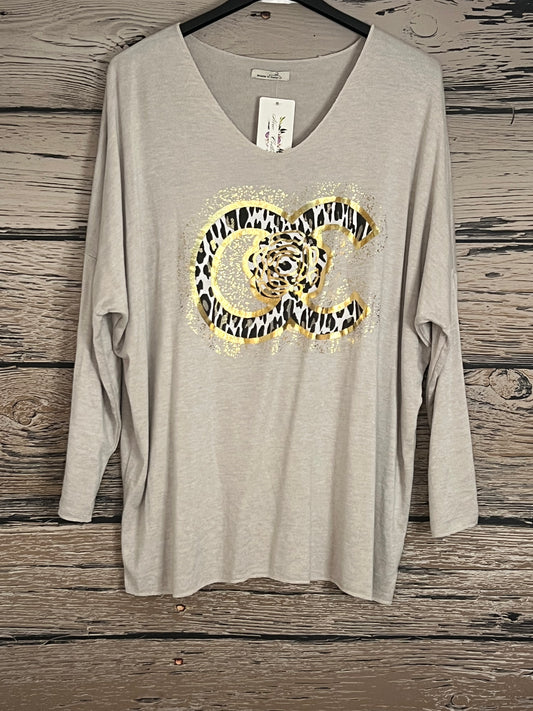 ✨🤍 Langarmshirt „Metallic Vibes“ 🤍✨