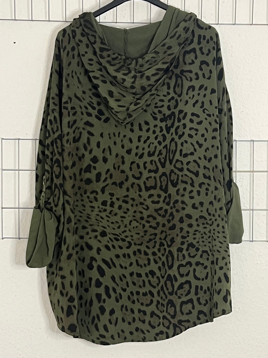 💚🐆 Leobluse „Olive Glam“ 🐆💚